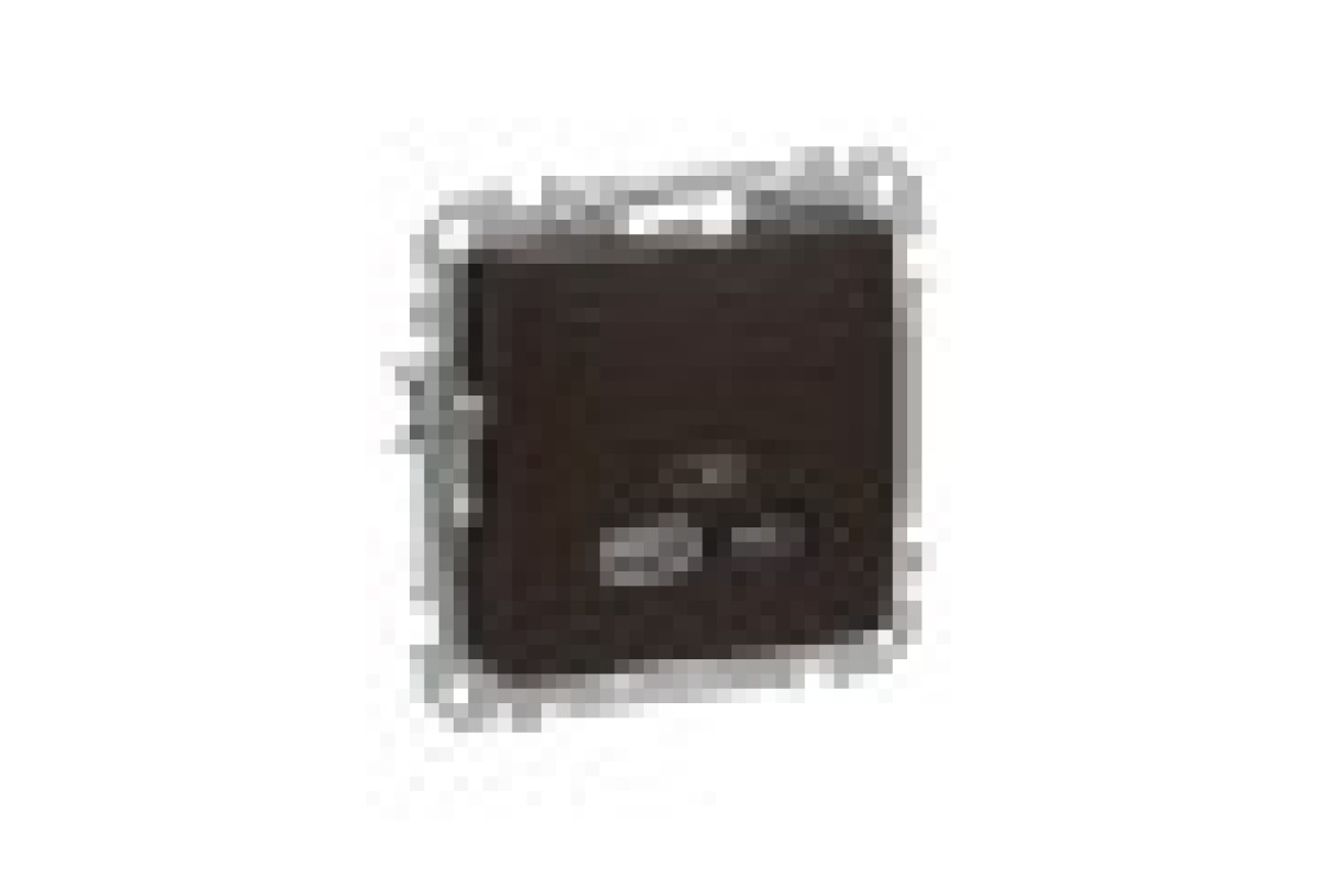 USB розетка A+C, 3 A, 45 Вт, Венге Sedna Elements (SDD181404)