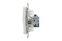 Комп'ютерна розетка, RJ45 CAT6 UTP, Біла, Sedna Design (SDD111461)