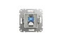 Комп'ютерна розетка, RJ45 CAT6 UTP, Біла, Sedna Design (SDD111461)