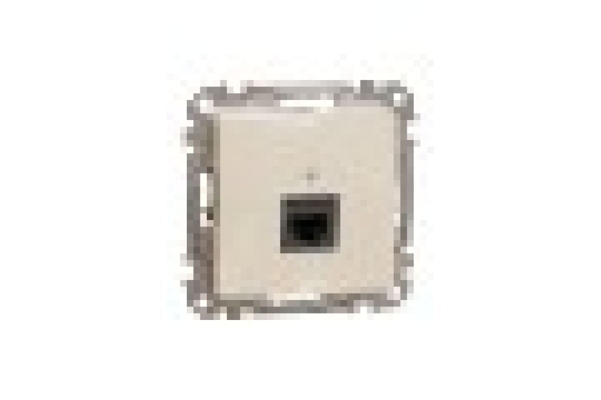 Один роз’єм RJ45 категорія 5E UTP Бежевий Sedna Design (SDD112451)