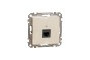 Один роз’єм RJ45 категорія 5E UTP Бежевий Sedna Design (SDD112451)