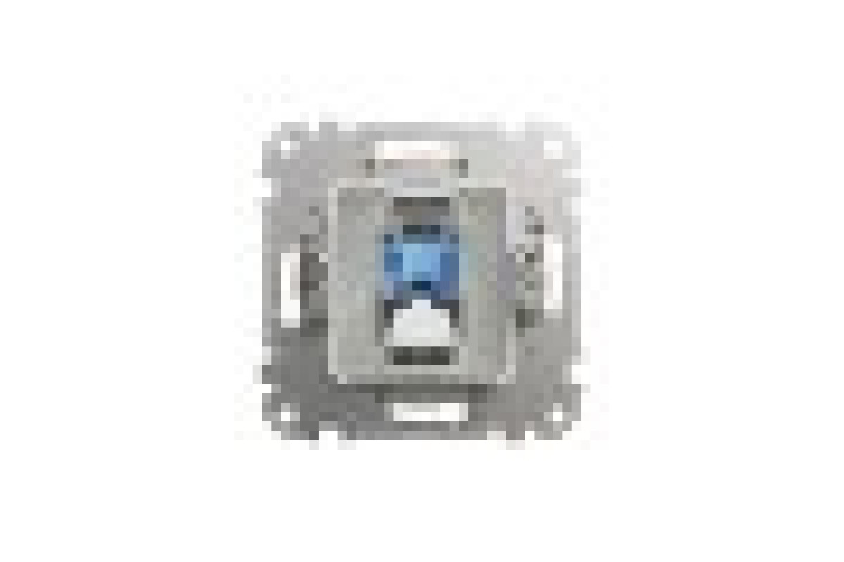 Комп'ютерна розетка, RJ45 CAT6 UTP, Бежева, Sedna Design (SDD112461)