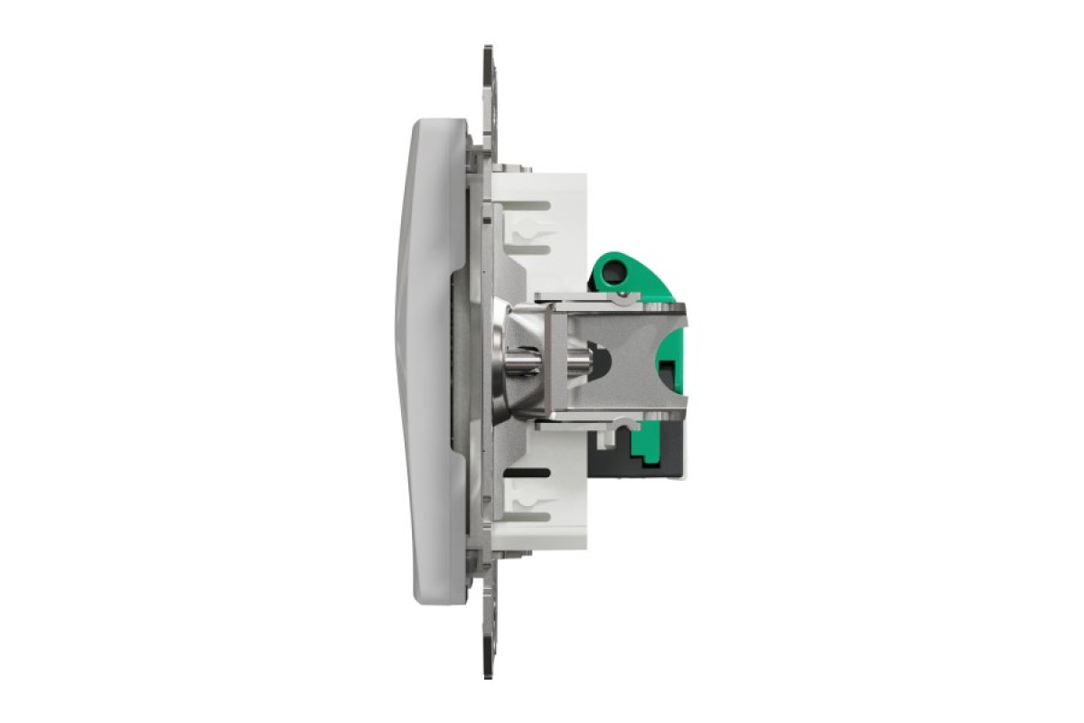 Один роз’єм RJ45 категорія 5E UTP Алюміній Sedna Design (SDD113451)