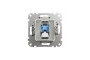 Комп'ютерна розетка, RJ45 CAT6 UTP, Алюміній, Sedna Design (SDD113461)
