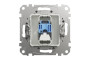 Комп'ютерна розетка, RJ45 CAT6 UTP, Алюміній, Sedna Design (SDD113461)