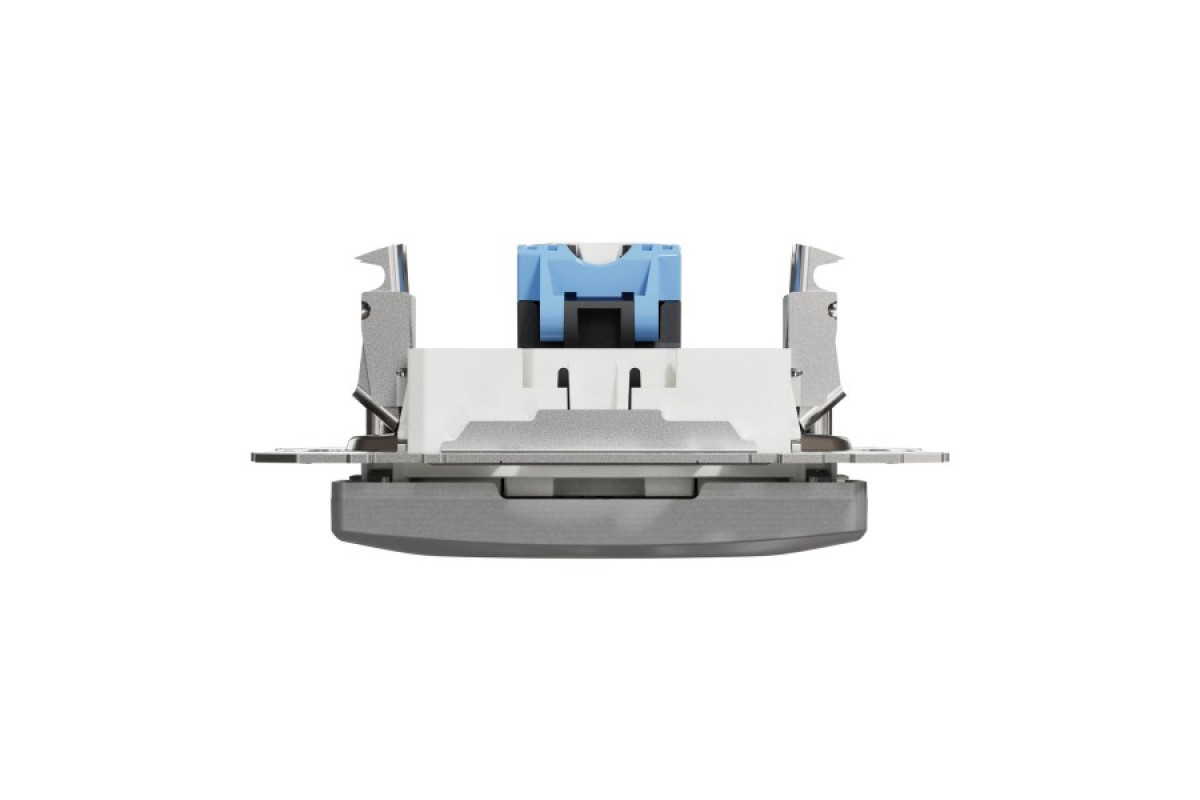 Комп'ютерна розетка, RJ45 CAT6 UTP, Алюміній, Sedna Design (SDD113461)