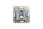 Комп'ютерна розетка, RJ45 CAT6 UTP, Чорна, Sedna Design (SDD114461)