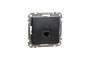 Комп'ютерна розетка, RJ45 CAT6 UTP, Чорна, Sedna Design (SDD114461)