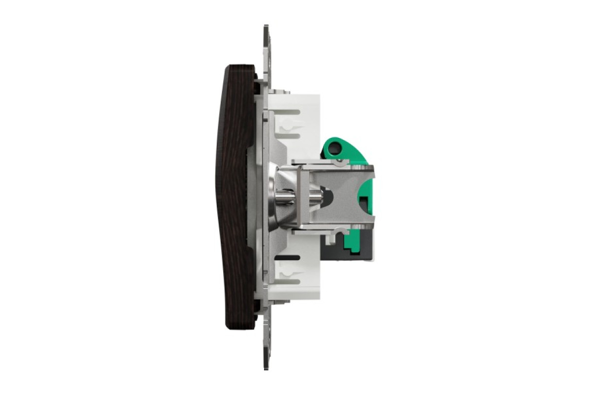 Комп'ютерна розетка RJ45 CAT 5E UTP, Венге Sedna Elements (SDD181451)