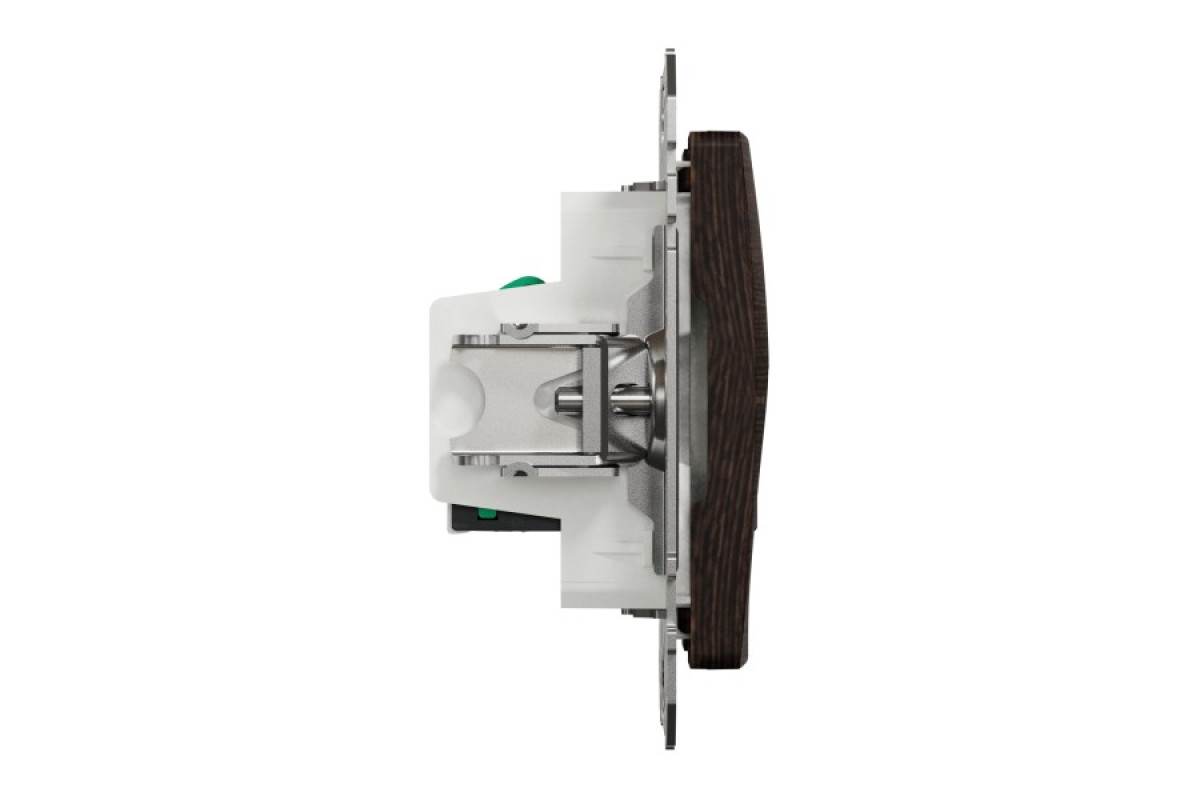 Подвійна комп'ютерна розетка RJ45 CAT 5E UTP, Венге Sedna Elements (SDD181452)