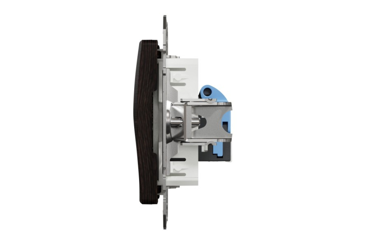 Комп'ютерна розетка, RJ45 CAT6 UTP, Венге, Sedna Elements (SDD181461)
