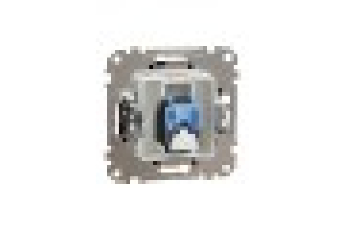 Комп'ютерна розетка, RJ45 CAT6 UTP, Венге, Sedna Elements (SDD181461)