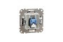 Комп'ютерна розетка, RJ45 CAT6 UTP, Венге, Sedna Elements (SDD181461)