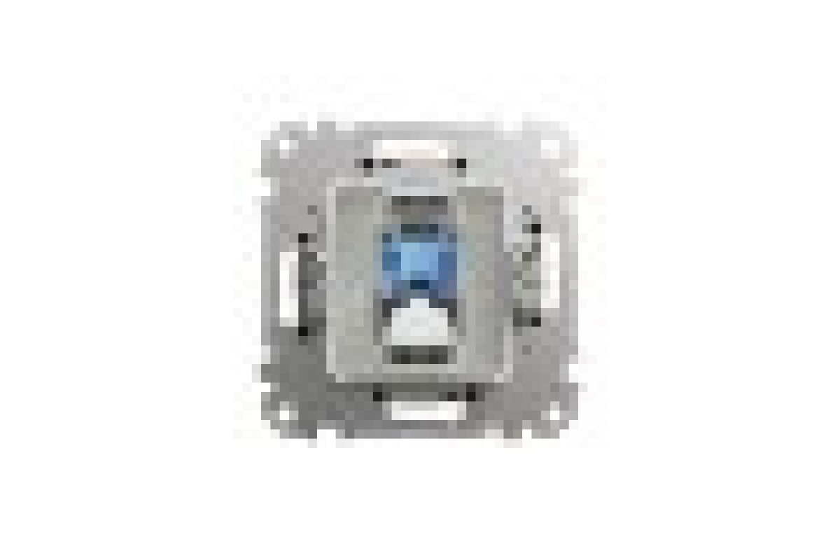 Комп'ютерна розетка, RJ45 CAT6 UTP, Венге, Sedna Elements (SDD181461)
