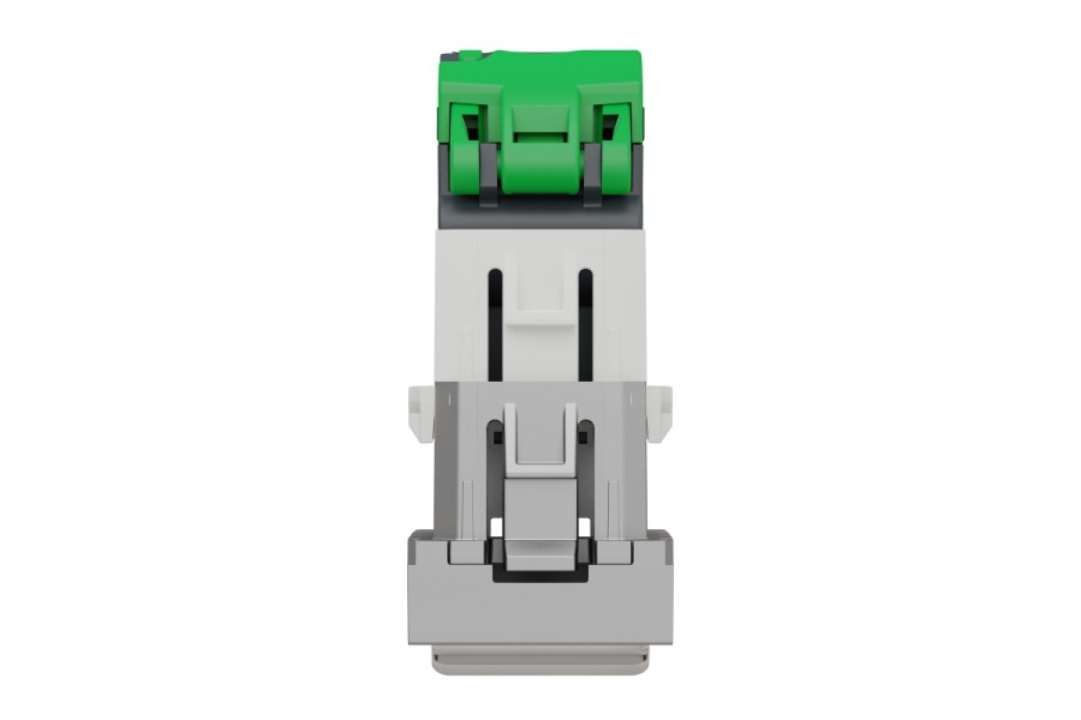 Розетка комп'ютерна RJ45, одинарна категорія 5 UTP, 1 модуль, алюміній (NU341030)