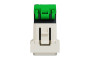 Розетка комп'ютерна RJ45, категорія 5 STP, 1 модуль, бежева Unica New Studio (NU341244)