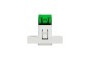 Розетка комп'ютерна RJ45, одинарна категорія 5, STP, 2 модулі білий (NU341318)