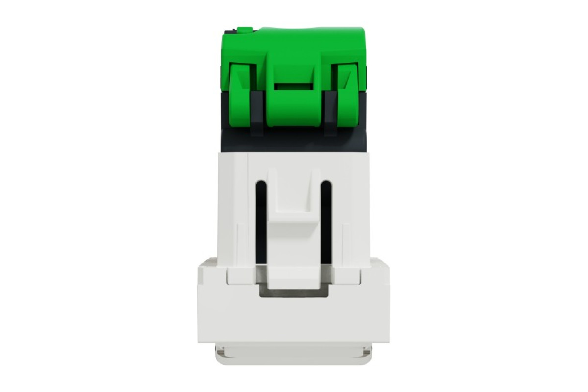 Розетка комп'ютерна RJ45, одинарна категорія 6, UTP, 1 модуль білий (NU341418)
