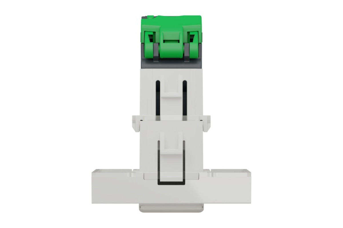 Розетка комп'ютерна RJ45, одинарна категорія 6 UTP, 2 модулі білий (NU341518)