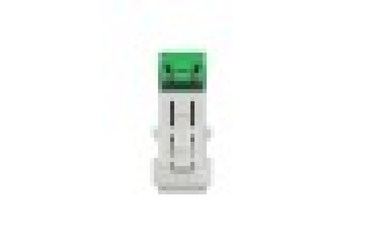 Розетка комп'ютерна RJ45 1-постова 6А FTP пряма з затвором, біла (NU344818)