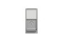 New Unica RJ45 1 модуль CAT6A FTP алюм (NU344830)