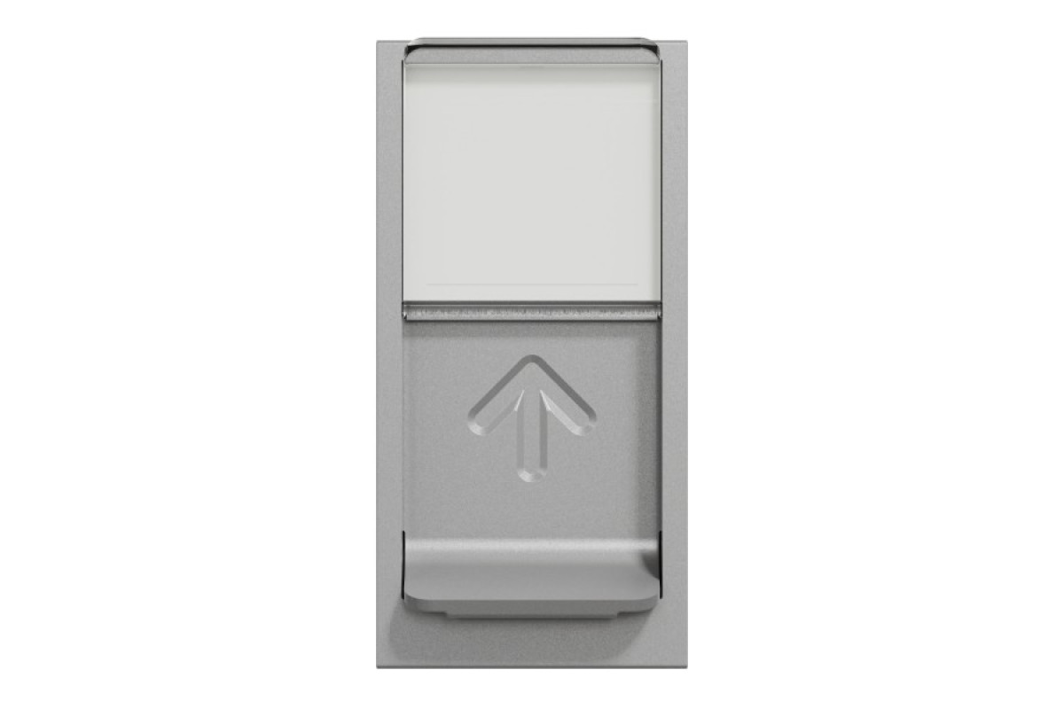 New Unica RJ45 1 модуль CAT6A FTP алюм (NU344830)