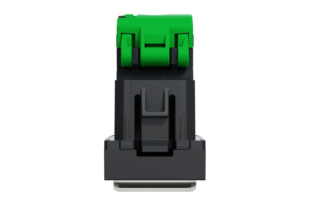 Розетка комп'ютерна RJ45 1-постова 6А FTP пряма з затвором, антрацит (NU344854)