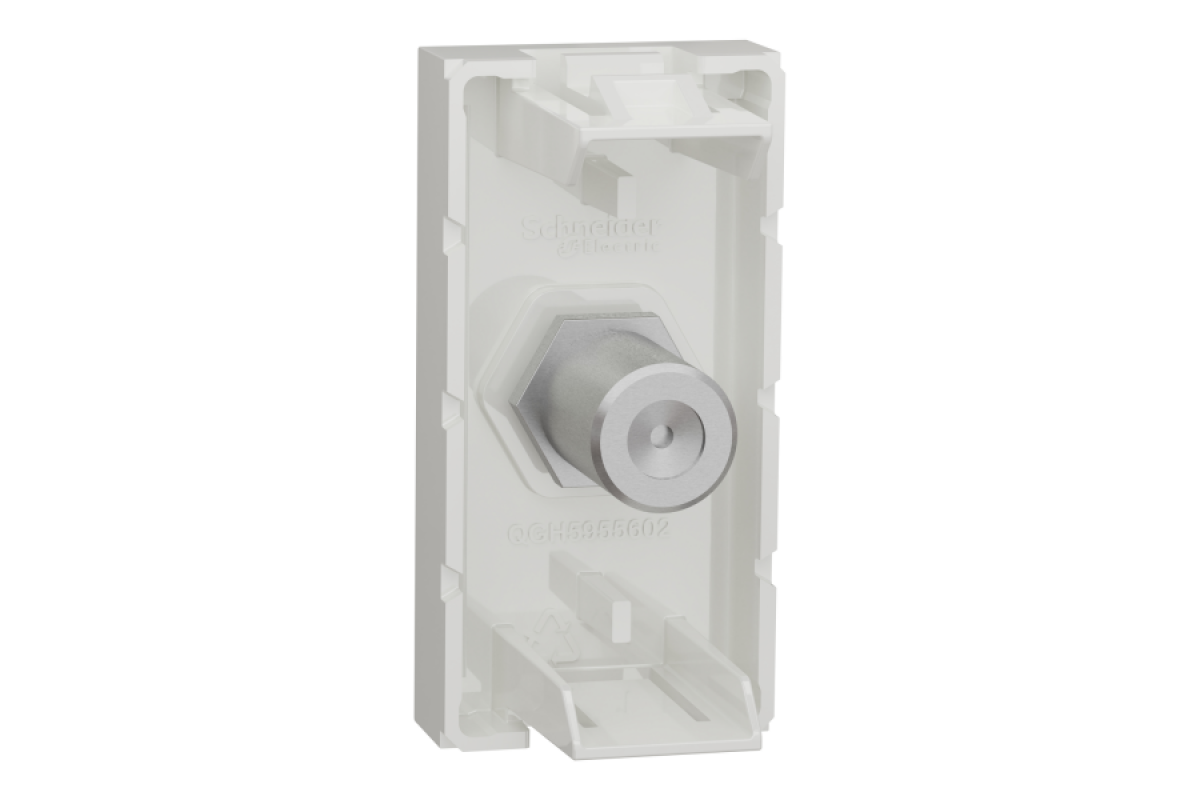 Розетка Coaxial F-type, 1 модуль біла (NU346818)