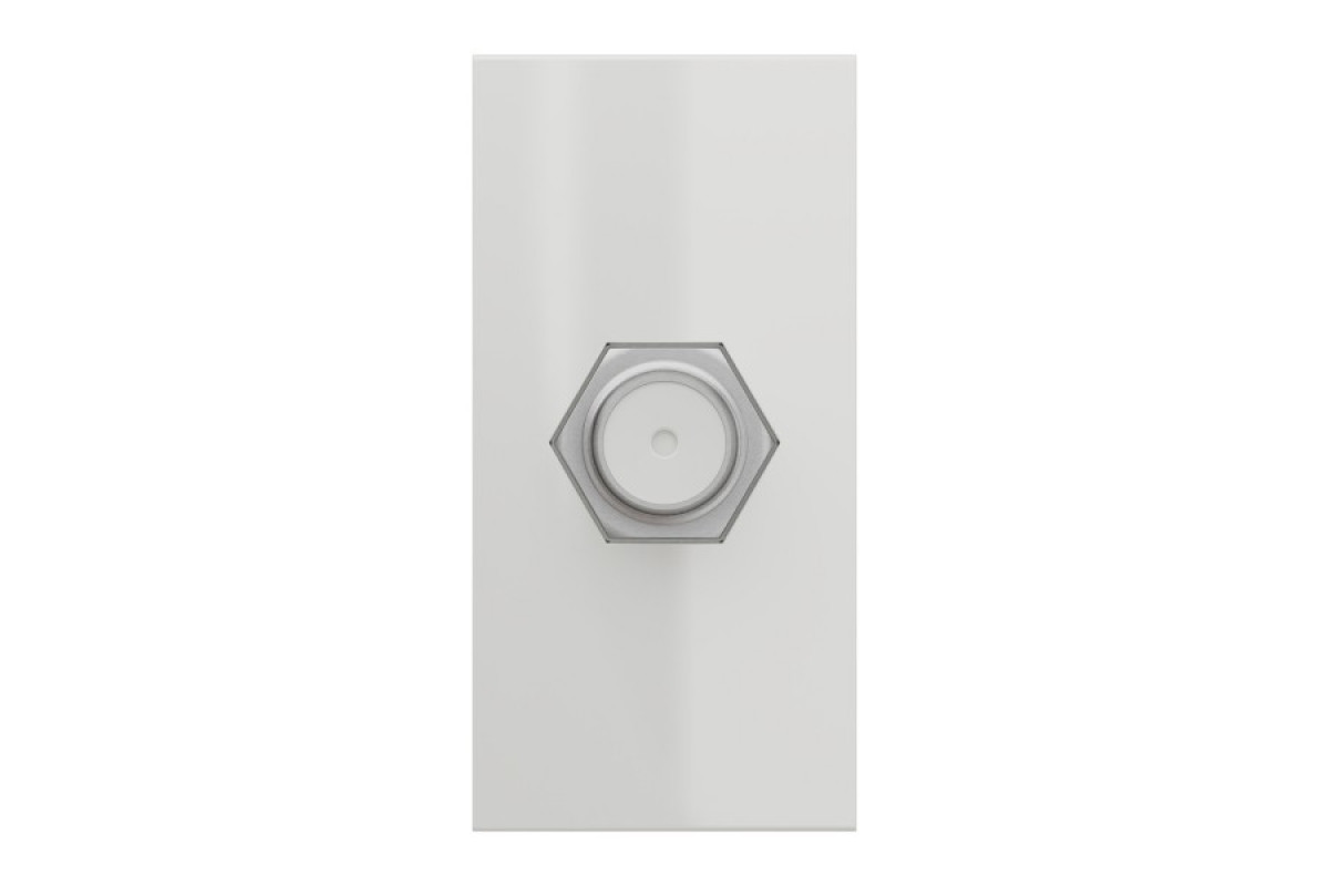 Розетка Coaxial F-type, 1 модуль біла (NU346818)