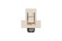 Розетка Coaxial F-type, 1 модуль, бежева Unica New Studio (NU346844)
