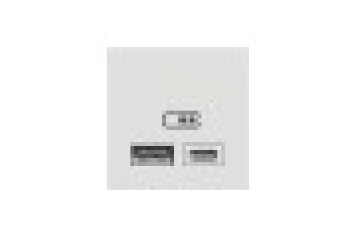Подвійна USB розетка A+C білий (NU301818)