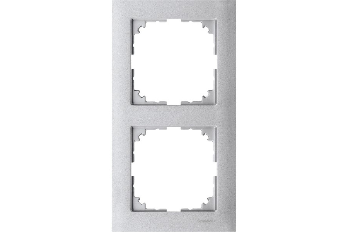 M-Pure Рамка, 2-постова колір Алюміній (MTN4020-366)