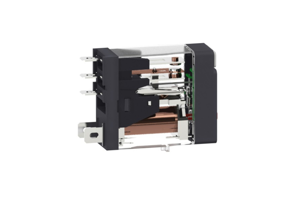 Реле управління - Zelio RXG - 1 C/O стандарт - 24 V AC - 10 A - з LED (RXG12B7)