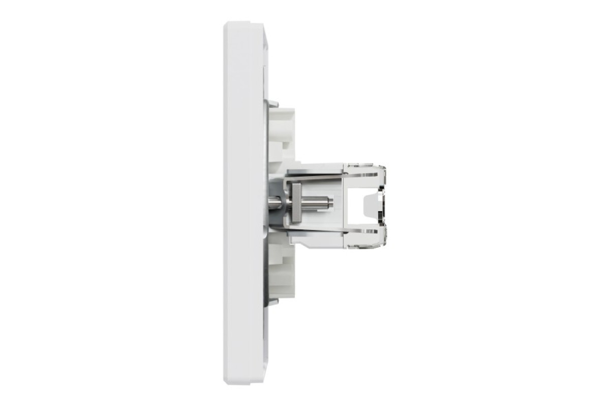 Розетка комп'ютерна RJ45 UTP категорія 5Е Біла Asfora (EPH4300121)