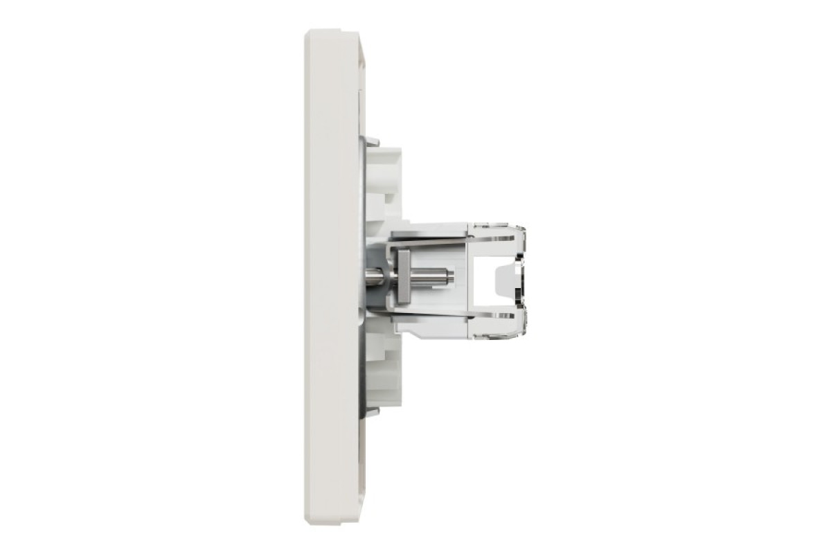 Розетка комп'ютерна RJ45 UTP категорія 5Е Крем Asfora (EPH4300123)
