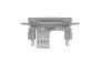 Розетка комп'ютерна RJ45 UTP категорія 5Е Asfora Сталь (EPH4300162)