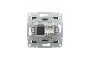 Розетка комп'ютерна RJ45 UTP категорія 5Е Asfora Антрацит (EPH4300171)