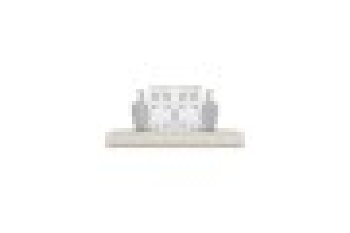 Розетка комп'ютерна RJ45 UTP категорія 5Е подвійна Крем Asfora (EPH4400123)