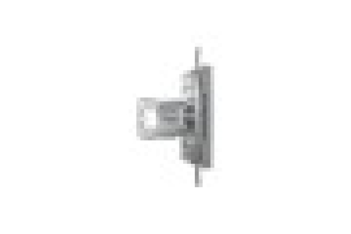 Розетка комп'ютерна RJ45 UTP категорія 5Е подвійна Asfora Сталь (EPH4400162)
