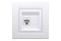 Розетка комп'ютерна RJ45 UTP категорія 6 Біла Asfora (EPH4700121)