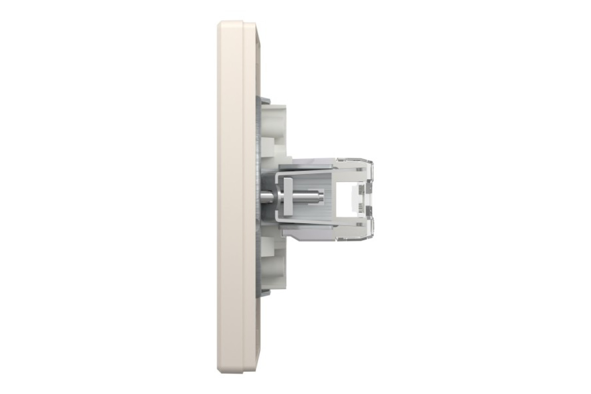Розетка комп'ютерна RJ45 UTP категорія 6 Крем Asfora (EPH4700123)