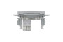 Розетка комп'ютерна RJ45 UTP категорія 6 Asfora Алюміній (EPH4700161)