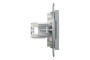 Розетка комп'ютерна RJ45 UTP категорія 6 Asfora Алюміній (EPH4700161)
