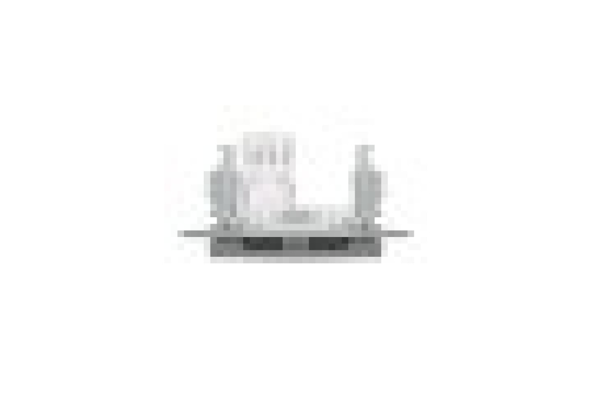 Розетка комп'ютерна RJ45 UTP категорія 6 Asfora Сталь (EPH4700162)