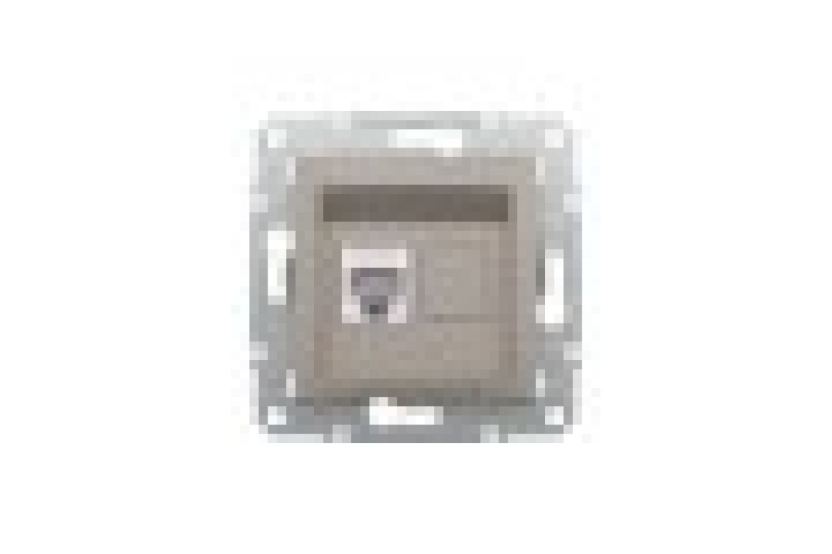 Розетка комп'ютерна RJ45 UTP категорія 6 Asfora Бронза (EPH4700169)