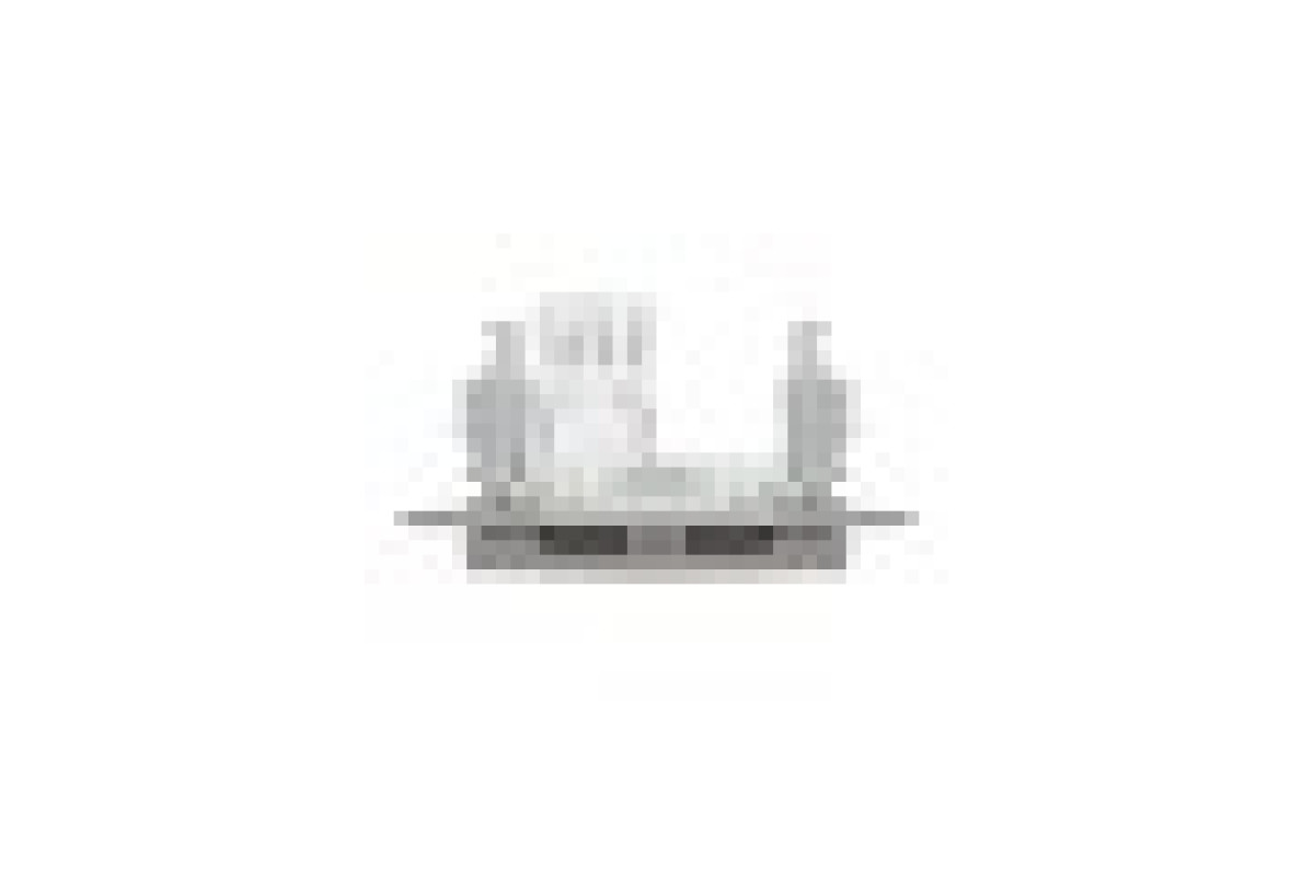 Розетка комп'ютерна RJ45 UTP категорія 6 Asfora Бронза (EPH4700169)