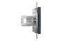 Розетка комп'ютерна RJ45 UTP категорія 6 Asfora Антрацит (EPH4700171)