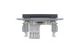 Розетка комп'ютерна RJ45 UTP категорія 6 Asfora Антрацит (EPH4700171)