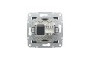 Розетка комп'ютерна RJ45 UTP категорія 6 Asfora Антрацит (EPH4700171)