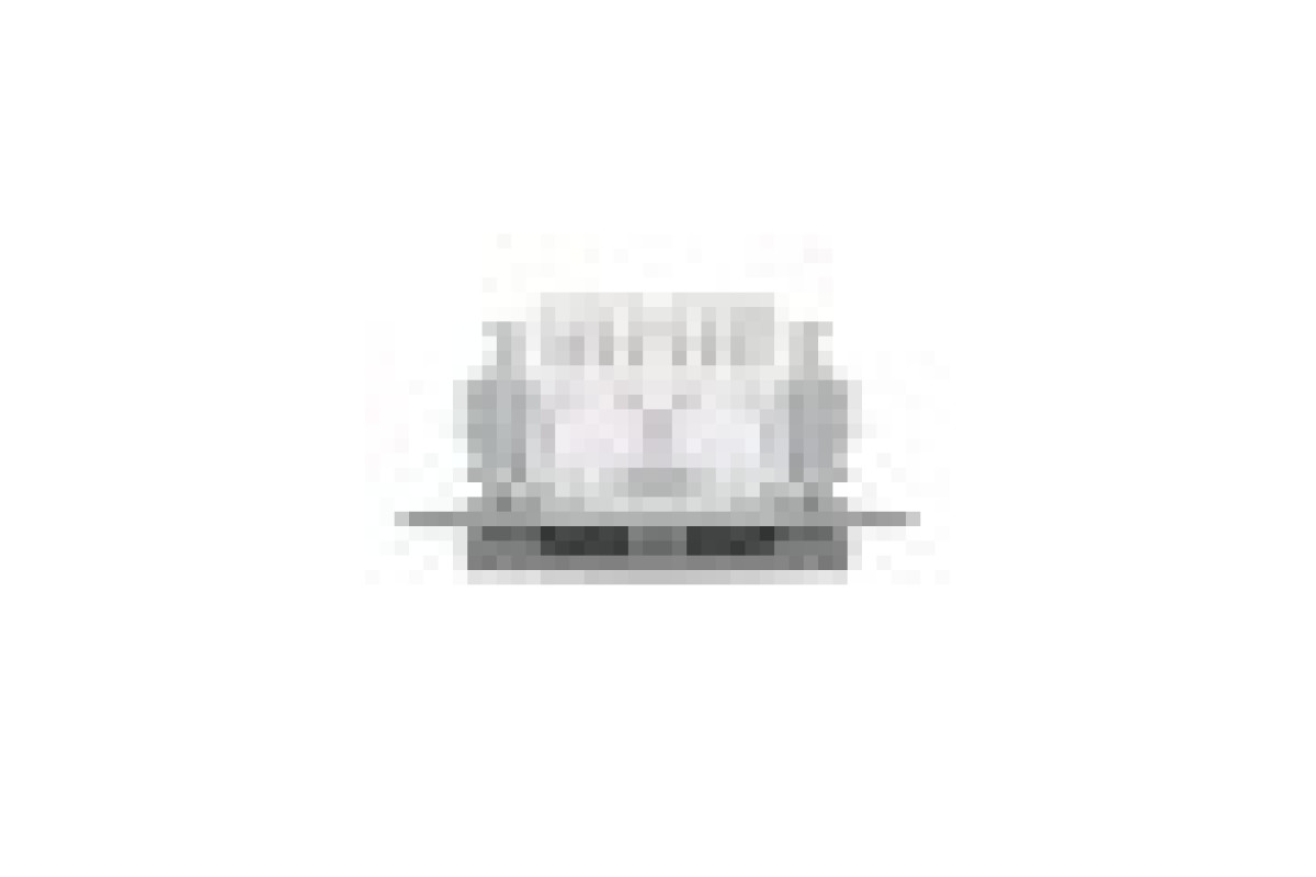 Розетка комп'ютерна RJ45 UTP категорія 6 подвійна Asfora Сталь (EPH4800162)